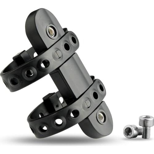 Universal Silicone Bicycle Bottle Cage Mount Base Adapter Fixing Clip Adjustable MTB Road Bike Handlebar Holder Rack Accessories