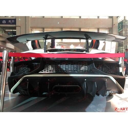 Z-ART LP750 SV rear bumper for Lamborghini LP700 2011-2017 carbon fiber rear bumper for Lamboghini Aventador LP700 LP720
