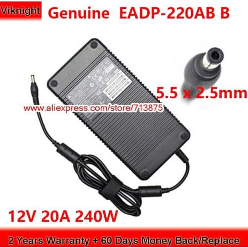 Delta 240W Charger 12V 20A AC Adapter for EADP-220AB B 341-0222-01 Laptop Power Supply