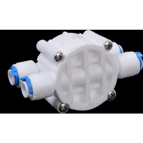 1PCS Auto Shut Off 4 Way 1/4 Port Valve For RO Reverse Osmosis Water Filter System