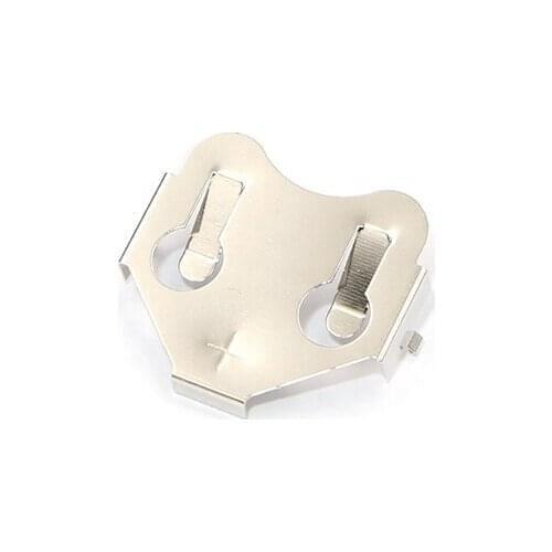 100pcs/lot THM Precision Stamping Coin Cell CR2430 Battery Holder, CR2430 Battery Retainer