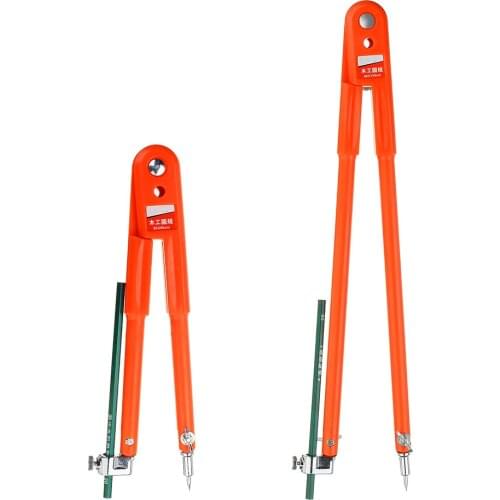 45 Steel Circular Marking Line Scribe Wood Working Drawing Compass Industry Tool Compact and Portable Woodworking Compasss