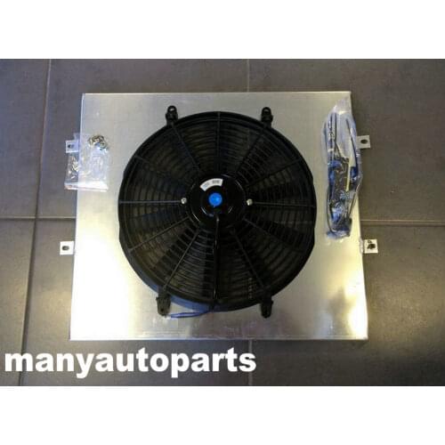 Aluminum Radiator Shroud & Fan Fits FOR FORD F100 F250 F350 V8 67-81 Bronco