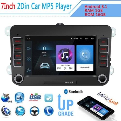 7'' Car Radio Car Multimedia Player Support GPS Navigation Autoradio 2din Stereo Video MP5 For Volkswagen Automobile MP5 Players