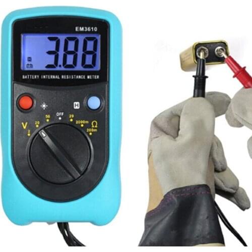 Automobile Storage Battery Voltage Temperature Coefficient Automatic Tester Digital Battery Internal Resistance Meter Instrument