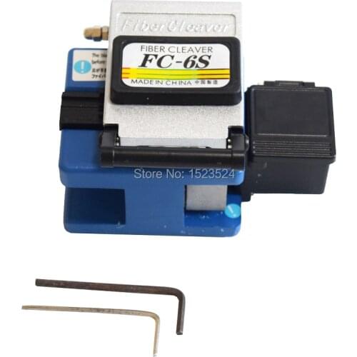Free Shipping FC-6S Optical Fiber Cleaver with Storage Box Used in FTTX FTTH