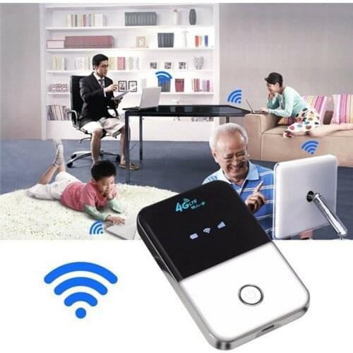 4G LTE Mobile Broadband WiFi Wireless Router Portable MiFi Hotspot 4G Wifi Router With Charging Cable