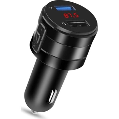 Bluetooth FM Transmitter MP3 Player Handsfree Car Kit Support U disk AUX 3.1A Dual USB Charger Power Adapter For Car DVR Radio