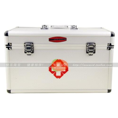 Large Medicine Chest Portable Home First Aid Kit Outpatient Organizer Multi-cube Medical Kit for Home Visit Aluminum Storage Box