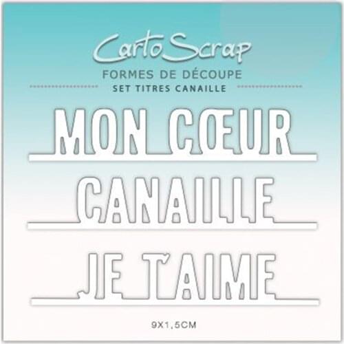 CH 2021 New Arrival Titres-canaille Stencil Metal Cutting Dies For Scrapbooking Practice Hands-on DIY Album Card Craft Decor