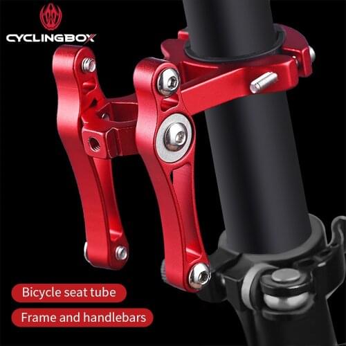 CyclingBOX Bicycle Bottle Cage Mount Adjustable MTB Road Bike Handlebar Kettle Holder Conversion Seat Post Bottle Mount Bracket