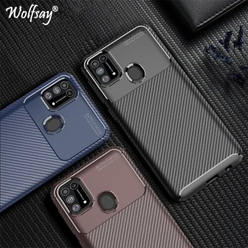 For Samsung Galaxy M31 Case Shockproof Armor Rubber Silicone Cover Phone Case For Samsung Galaxy M31 Back Cover For Samsung M31