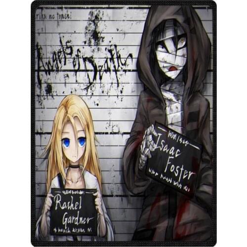 Angels of Death Anime Flannel Fleece Summer Travel Blankets Soft Coral Air Condition Baby Blanket Custom Bedsheet