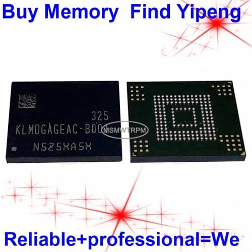 KLMDGAGEAC-B001 BGA153Ball EMMC4.5 4.5 128GB Mobilephone Memory New original and Second-hand Soldered Balls Tested OK