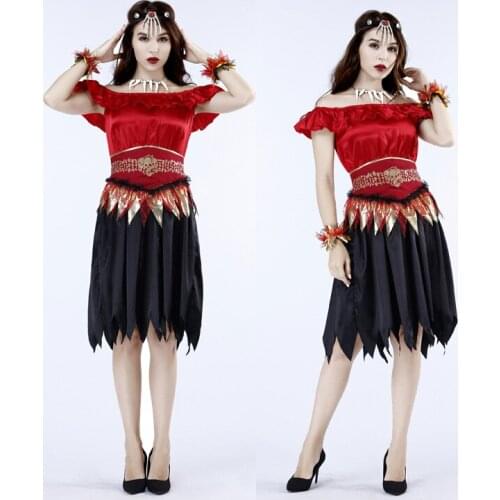 Halloween Cleopatra Queen Costume Greek Goddess Cosplay Costume Nightclub Party Stage Performance Costume