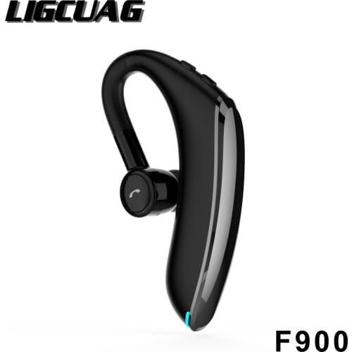 LIGCUAG Wireless Bluetooth Handsfree Earhook Earphone Single with Microphone Headphones For Driving Business FOR Xiaomi IPhone