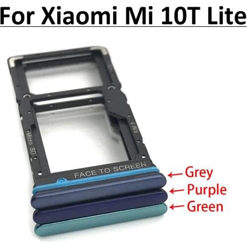 New Sim Card slot tray Holder For Xiaomi Mi 10T Mi10T Lite SIM Tray Repair Part