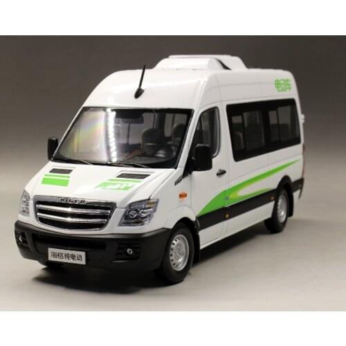 Original 1:24 Higher Pure Electric Commercial Vehicles H6V Van Die Cast Model for Decoration, Birthday Gift