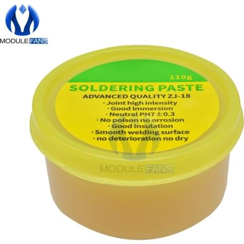 ZJ-18 110g Solder Paste Flux BGA SMD SMT DIY IC PCB Soldering Paste Solder Flux Grease 110g