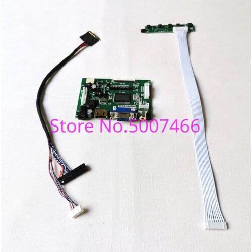 Fit BT140GW01 V.0/V.2/V.4/V.5/V.6/V.7/V.9/V.A 40Pin LVDS 1366*768 LED LCD panel 14" 2AV VGA monitor controller card DIY kit