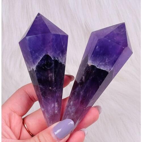 Natural Dream Amethyst Quartz Crystal Specimen Scepter Super Power Spirit Healing Gemstone Energy