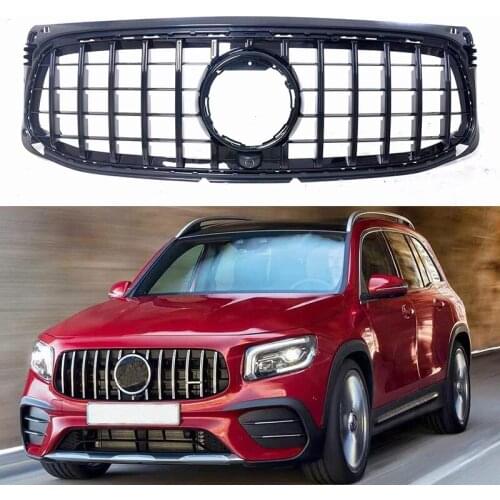Fit for mercedes GLB Class X247 2019-2021 GLB250 GLB220 ABS front bumper grill without emblem GT Grille