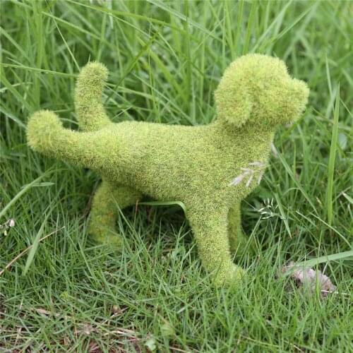 Dog/Mushroom Shaped Patio Sculpture Mini Micro Landscape Figurines for Garden Decoration Artificial Plants Party Supplies 2022