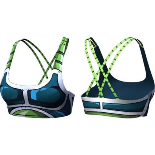 Fitness Sports Bra for Women Push Up Solid Cross Back Yoga Running Gym Training Workout Femme Padded Underwear Crop Tops Female