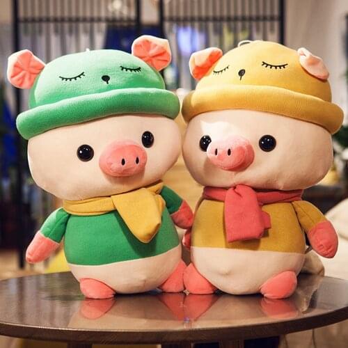 25CM super cute fashion stuffed pig pig, birthday gift for children friends