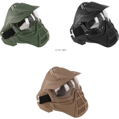 Tactical Mask Full Face Airsoft Paintball Shooting Hunting Military Lightweight Masks Safety Protective Combat Army Cs Masks Men