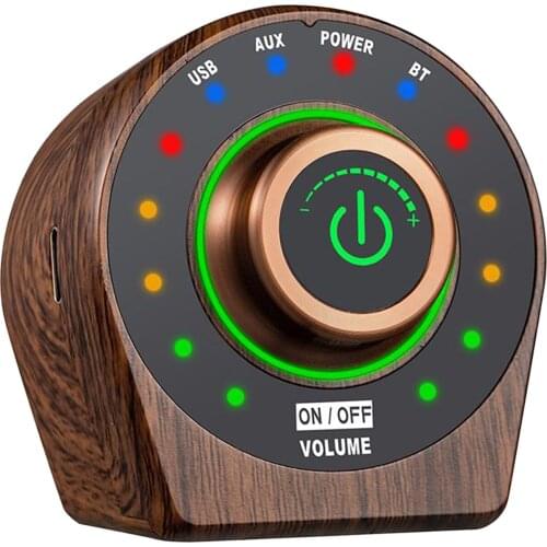 Bluetooth Power Amplifier Receiver Stereo Hi-Fi Class D Amp 2 Channel 50W+50W with AUX/USB/Bluetooth Input