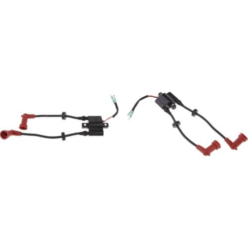 2pcs Ignition Coil For Yamaha F9.9, 13.5, 15, 20, 25HP 40HP, Replace 6F5-85570- (10-13), Marine Electrical