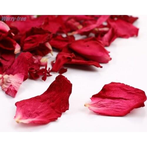 20/25/50g Dried Rose Petal Natural Flower Bath Spa Whitening Shower Dry Rose Flower Petal Bathing Relieve Fragrant Body Massager