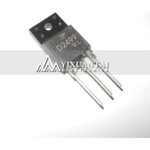 10PCS 2SD2499 D2499 TO-3PF NPN TRIPLE DIFFUSED MESA TYPE (HORIZONTAL DEFLECTION OUTPUT FOR COLOR TV) New original