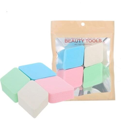 4/8Pcs Facial Powder Foundation Concealer Sponges Puff Beauty Cosmetics Sponge Puff For Makeup Tool Blender Brushes Accessories