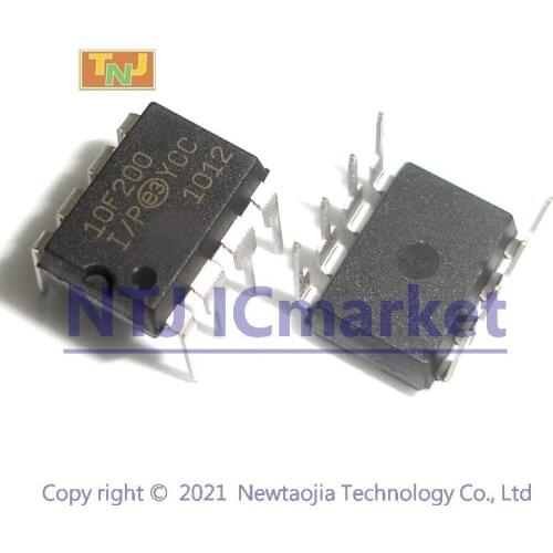 5 PCS PIC10F200-I/P DIP-8 10F200-I/P 8-Pin, 8-Bit Flash Microcontrollers IC CHIP