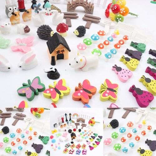 88x Miniature Fairy Garden Ornament Pot DIY Craft Accessories Dollhouse decor