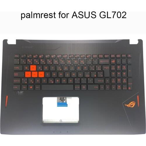 Czech Slovakia keyboard backlight for Asus ROG GL702V GL702VM GL702VS GL702VT GL702 keyboards Upper case 13NB0CQ1AP0511 6612CS00