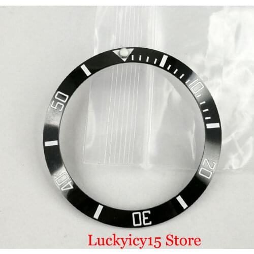 Watch Part Black 38 mm Watch Bezel Insert Ring Fit 40mm Men Watch