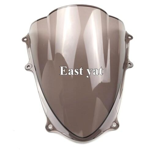 Motorcycle Double Bubble Black Windshield Wind Screen For Suzuki GSXR 1000 K9 GSXR1000 K9 2009 2010 2011 2012 2013 2014 2015 16