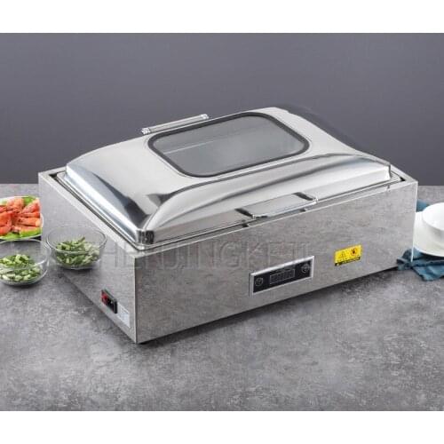 Stainless Steel Insulation Boiler Western Restaurant Hotel Buffet Electric Heating Adjustable Temperature CNC Dining Stove