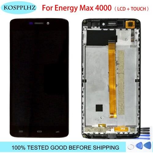 KOSPPLHZ Original High Quality For Energy Sistem Energy Phone Max 4000 LCD Display Touch Screen Digitizer Assembly With Tools