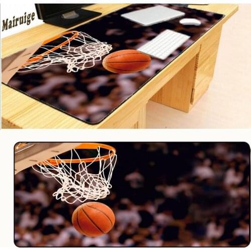 Mairuige 900*400*2mm Drop Shipping XL Big Gamer Mouse Pad Carpet Basketball Soccer Games Big Big Overlock Mousepad Mouse Pads