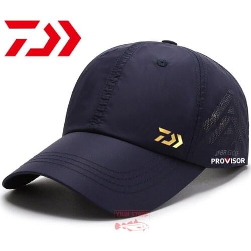 2021New Daiwa Summer Men Women Outdoor Fishing Sun Hat Breathable Outdoor Mountaineering Quick-drying Hat Sports Baseball Cap