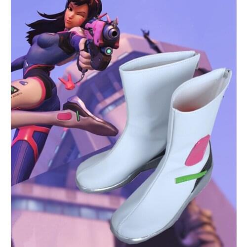OW DVA Hana Song Korea Arms Cosplay Shoes