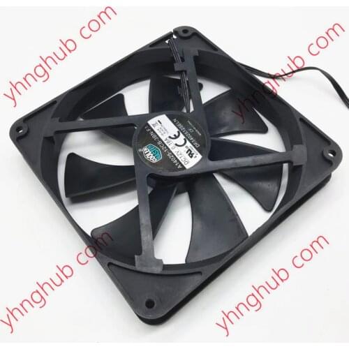 Cooler Master A14025-12CB-3BN-F1 DC 12V 0.18A 140x140x25mm 3-Wire Server Cooling Fan