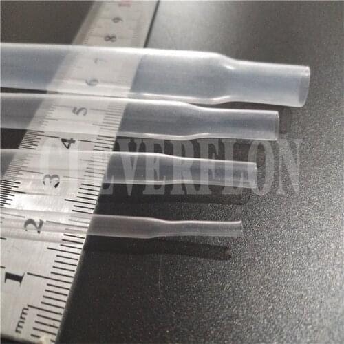 12*0.2mm 1meter long Transparent FEP F46 heat shrinkable tube
