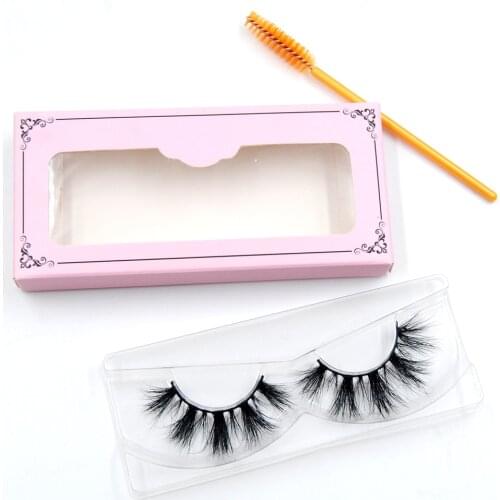 3D Real Mink Eyelashes 100% Hand Made Winged Black Cotton False Eyelashes Stalk Natural Long Eye Lash Reuse Daily Eye Extension