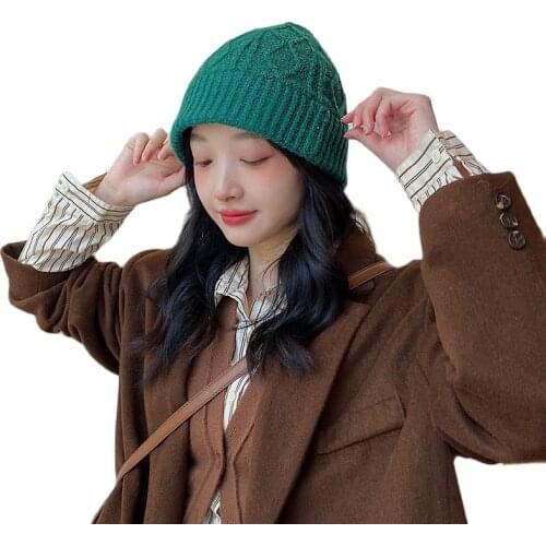 Women Winters Skullies Beaines Hat Beanie Men Winter Knitted Women Winter Hats For Men Cap Thick Warm Bonnet Male Knit Hat Cap