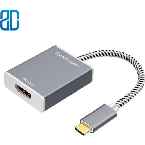 USB C to HDMI 4K @60HZ Type C (Compatible Thunderbolt 3) to HDM Adapter MacBook Pro iPad MacBook Air Yoga 910/720 Samsung S8/S9